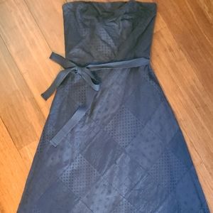 American Eagle Patchwork Strapless Dress